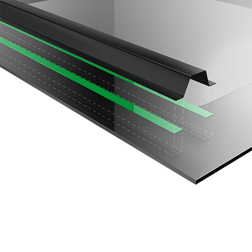 Spacer für Glasplatten