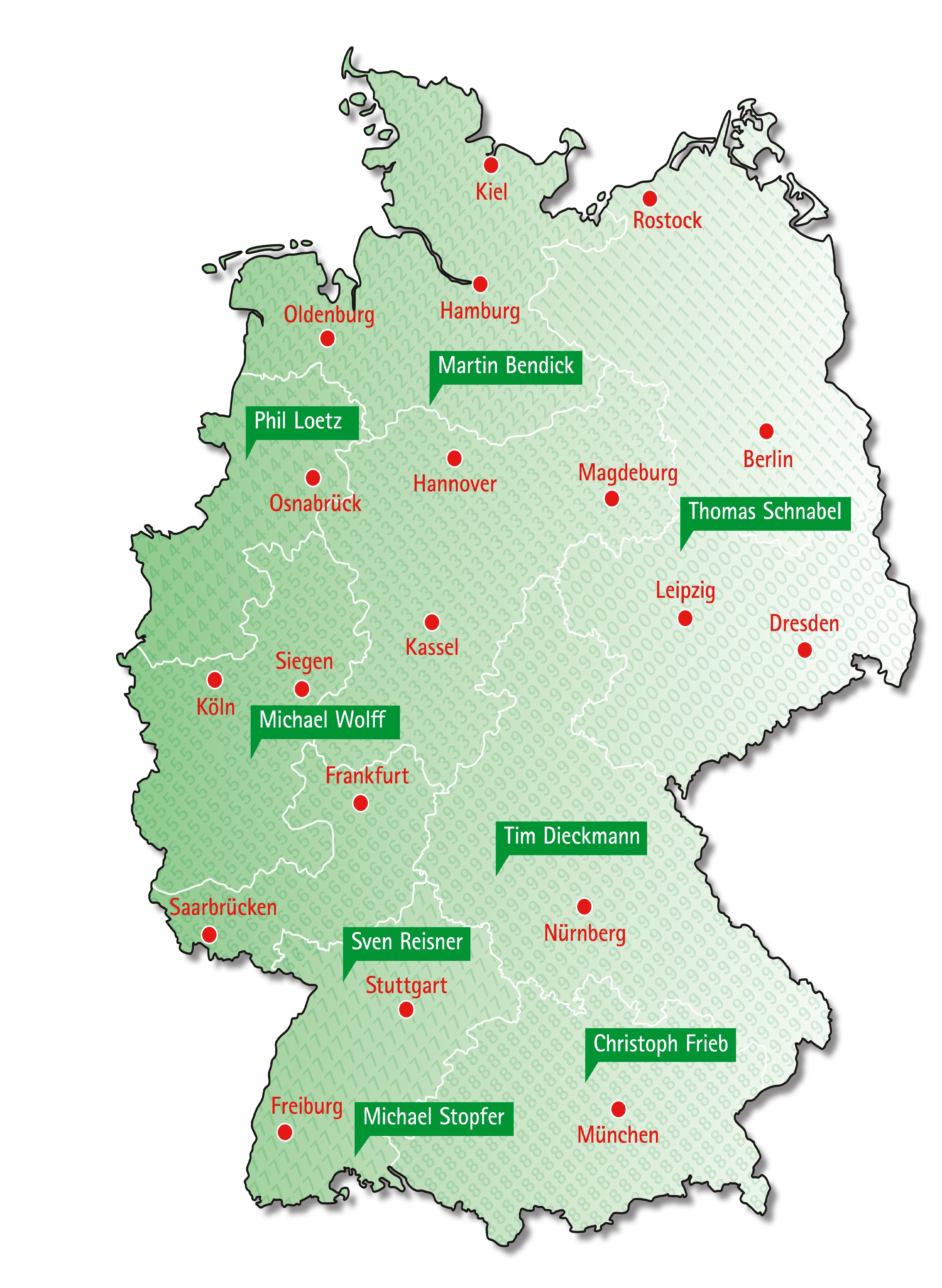 Deutschlandkarte mit den Außendienst-Mitarbeitern der Lohmann GmbH & Co. KG.jpg