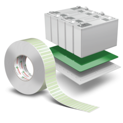 Thermal management in EV batteries is made easy with Lohmann’s new thermally conductive adhesive tape range with a thermal conductivity of up to 2W/mK. 